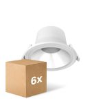Mehrfachpackung 6x Noxion LED Downlight Apollo V2.0 9-15W 1080-1860lm 60D - 830/840 CCT | 175mm - Ausschnitt 150mm 