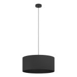Eglo Pendelleuchte Maserlo 1 Stahl Schwarz | Geeignet für E27