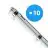 Mehrfachpackung 10x Noxion LED Feuchtraumleuchte Poseidon V3.0 18-30W 2340-4200lm - 830-865 CCT | 120cm - Durchgangsverdrahtung (5x2.5mm2)
