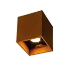 SLV Up/Down Wandleuchte Stahl Rostig Quadrat 14W 548lm - 830-840 CCT | Außenbeleuchtung - IP65