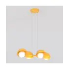 Emibig Pendelleuchte Boom Stahl Orange | Geeignet für 4x G9 - Max 8W