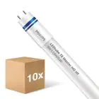 Mehrfachpackung 10x Philips LED Röhre T8 MASTER (HF) High Output 8W 1050lm - 840 Kaltweiß | 60cm - Ersatz Für 18W